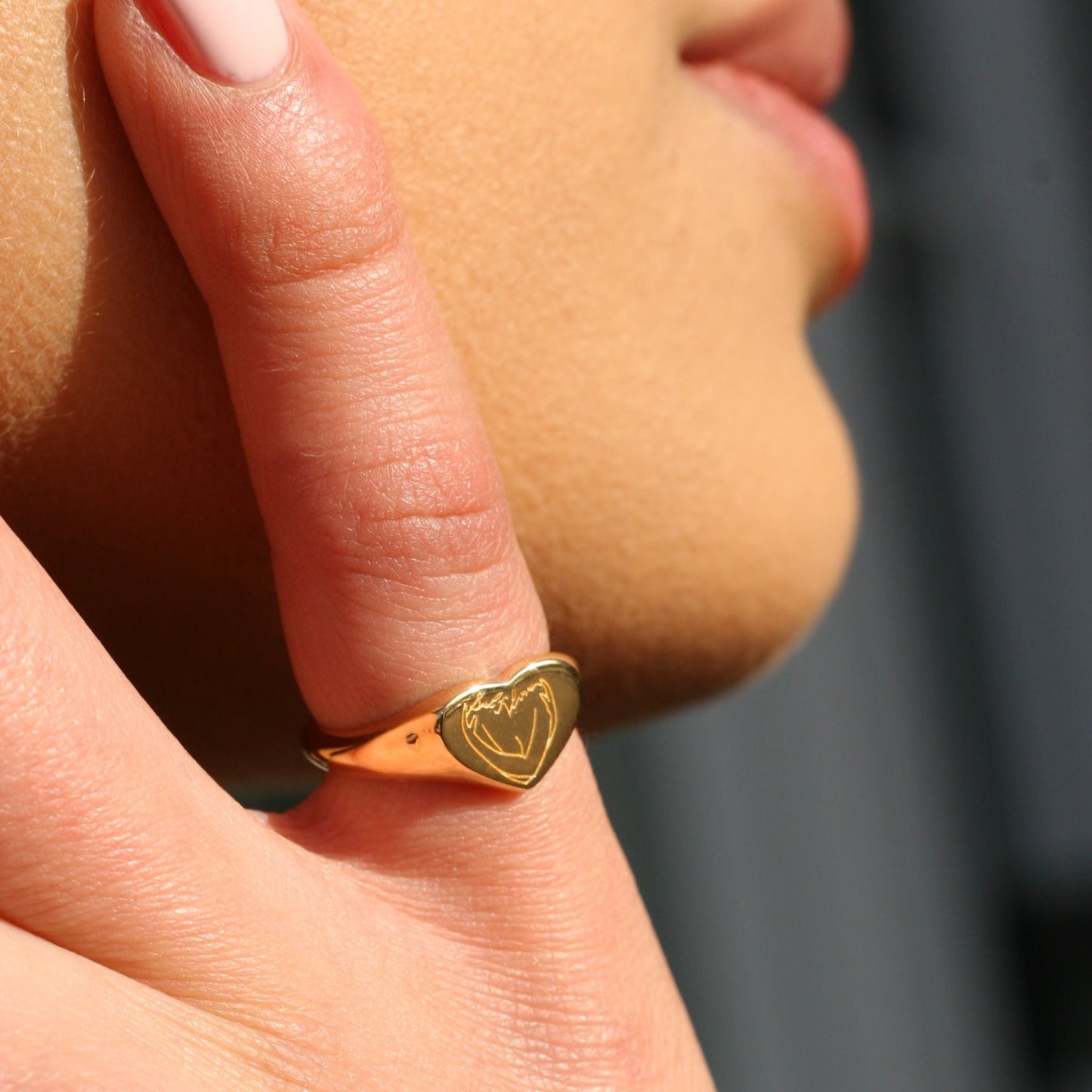 self love pink ring