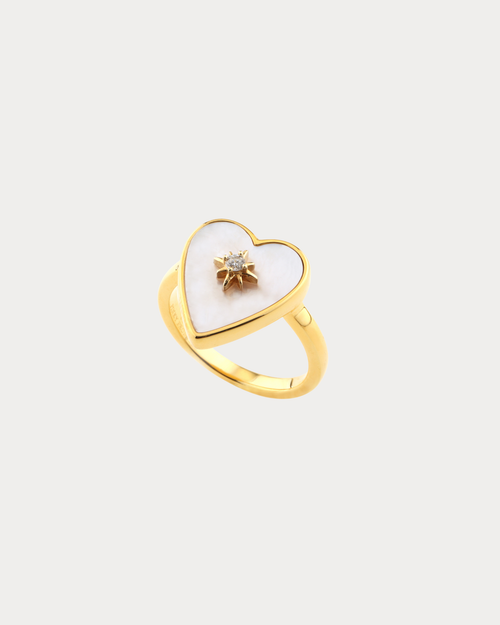 Heart of Pearl ring