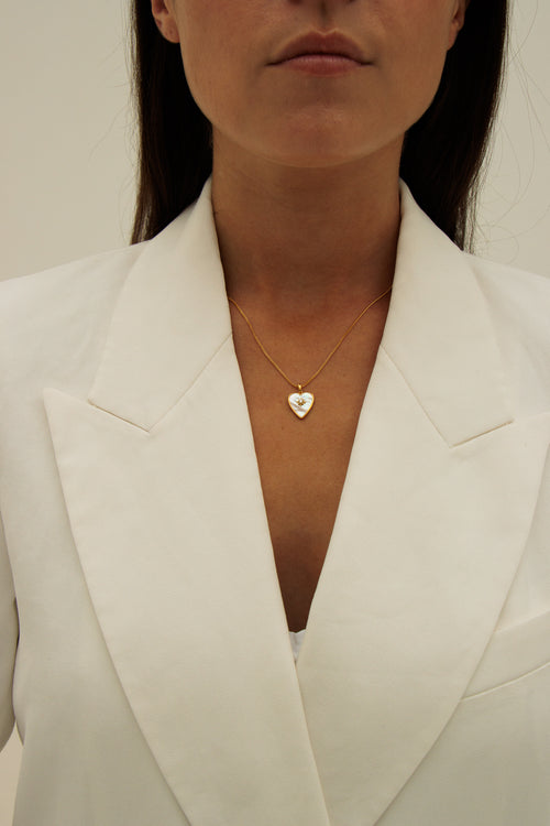 Heart of Pearl ketting