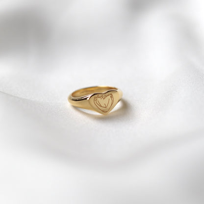 self love pinkring goud